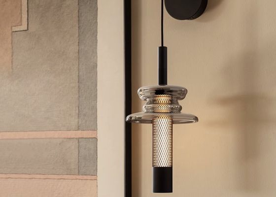 Minimalist copper wall lamp bedroom bedside lamp modern simple living room background wall lamp hotel villa stair corridor lamp