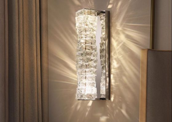 Wall lamp crystal living room bedroom TV background wall stairs balcony outdoor waterproof villa wall door lamp