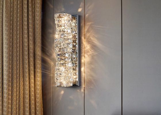 Wall lamp crystal living room bedroom TV background wall stairs balcony outdoor waterproof villa wall door lamp
