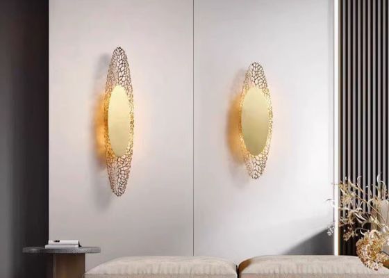 Light luxury modern art wall lamp designer personality creative bedroom bedside living room background wall decoration lamp
