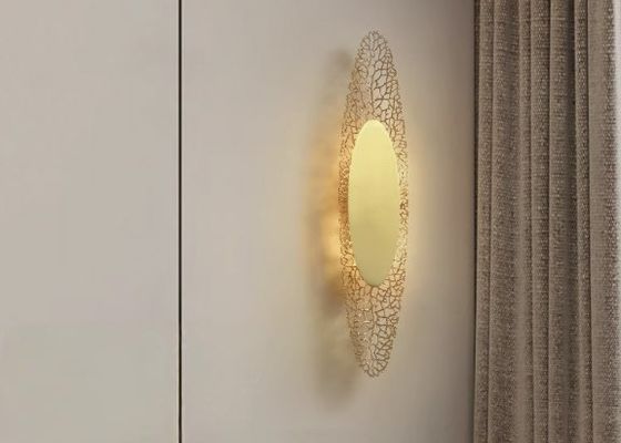 Light luxury modern art wall lamp designer personality creative bedroom bedside living room background wall decoration lamp