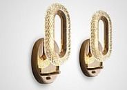 Wall lamp bedroom bedside lamp simple modern living room background wall lamp Nordic light luxury creative villa hotel corridor lamp