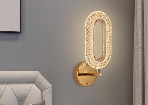 Wall lamp bedroom bedside lamp simple modern living room background wall lamp Nordic light luxury creative villa hotel corridor lamp