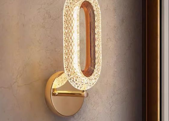 Wall lamp bedroom bedside lamp simple modern living room background wall lamp Nordic light luxury creative villa hotel corridor lamp