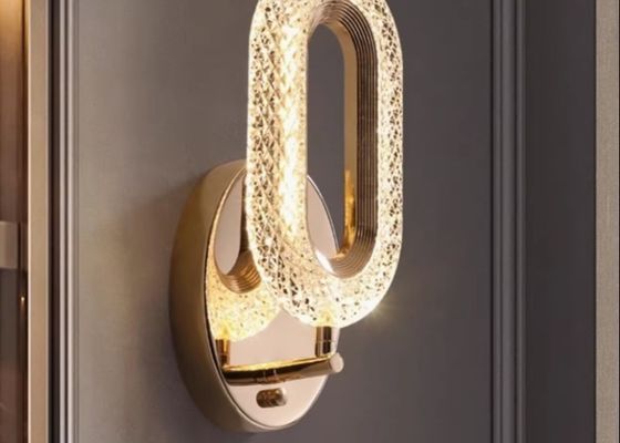 Wall lamp bedroom bedside lamp simple modern living room background wall lamp Nordic light luxury creative villa hotel corridor lamp