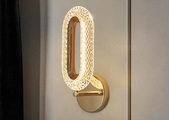 Wall lamp bedroom bedside lamp simple modern living room background wall lamp Nordic light luxury creative villa hotel corridor lamp