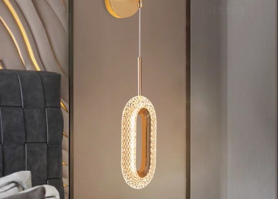 Wall lamp bedroom bedside lamp simple modern living room background wall lamp Nordic light luxury creative villa hotel corridor lamp