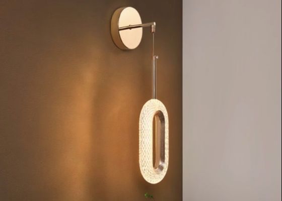 Wall lamp bedroom bedside lamp simple modern living room background wall lamp Nordic light luxury creative villa hotel corridor lamp