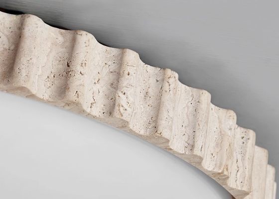 French round bedroom ceiling lamp yellow cave stone wabi-sabi style living room dining room lamp middle-aged designer study