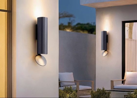 Outdoor waterproof minimalist modern simple villa courtyard background wall lamp high-grade atmosphere personality decorative wall lamp