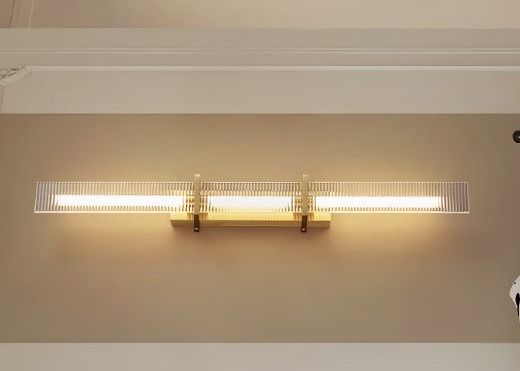 Nordic copper wall lamp modern simple bedroom bedside minimalist light luxury creative staircase corridor living room background wall lamp