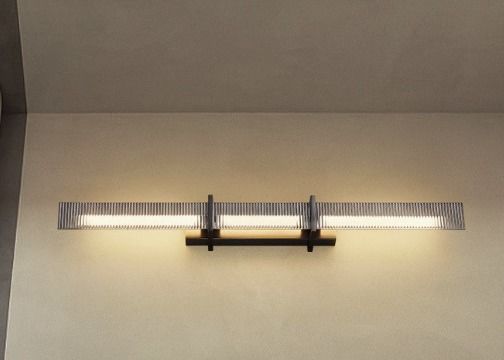 Nordic copper wall lamp modern simple bedroom bedside minimalist light luxury creative staircase corridor living room background wall lamp