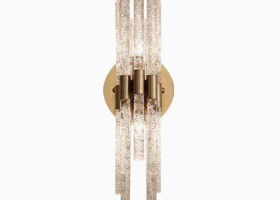 French style living room background wall crystal wall lamp corridor staircase aisle art lighting master bedroom bedside creative wall lamp