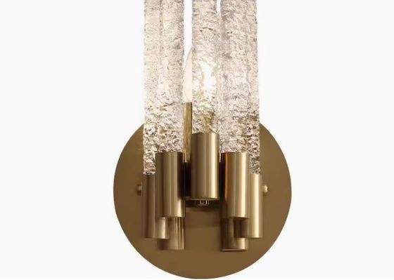 French style living room background wall crystal wall lamp corridor staircase aisle art lighting master bedroom bedside creative wall lamp