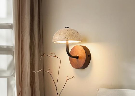 Yellow travertine wall lamp bedroom bedside living room background wall homestay corridor entrance staircase balcony lamp