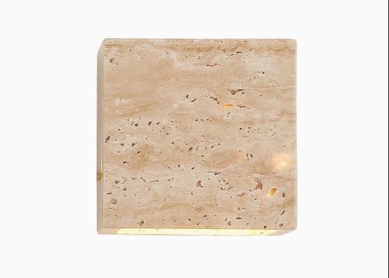Yellow travertine good quality  bedroom for home decorator interior stone wall lamp