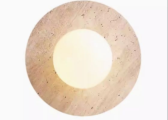 Yellow travertine good quality  bedroom for home decorator interior stone wall lamp