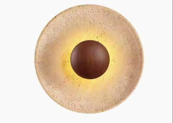 Yellow travertine good quality  bedroom for home decorator interior stone wall lamp