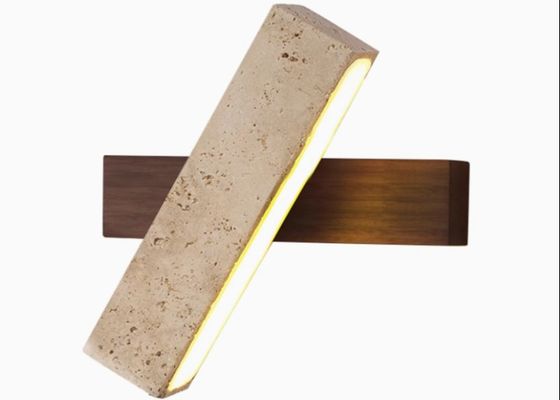 Yellow travertine good quality  bedroom for home decorator interior stone wall lamp