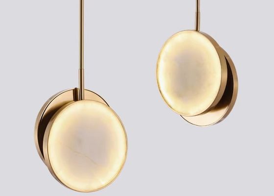Yellow brass  pendant lamp bedroom for home decorator interior mirror pendant lamp