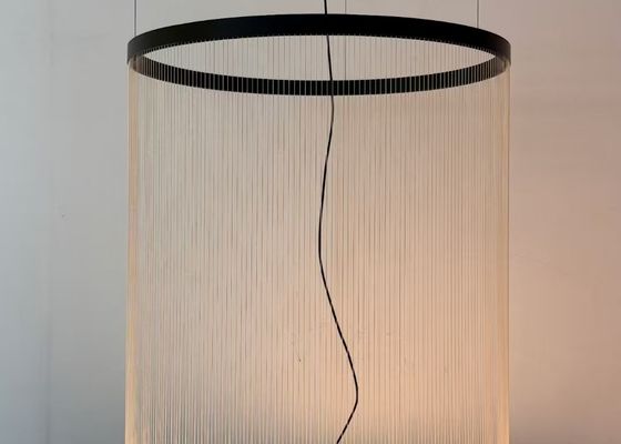 big designer pendant lamp black and gold led villa chandelier for hotel