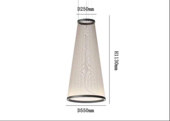 big designer pendant lamp black and gold led villa chandelier for hotel