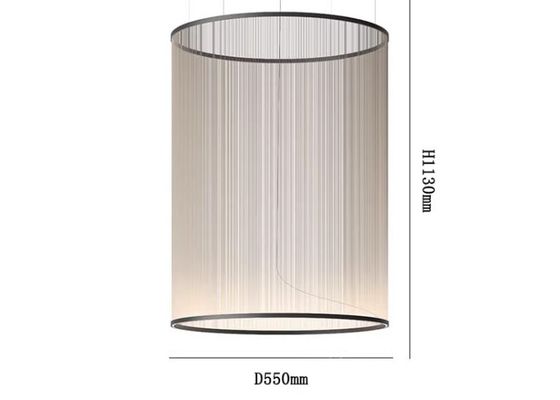 big designer pendant lamp black and gold led villa chandelier for hotel