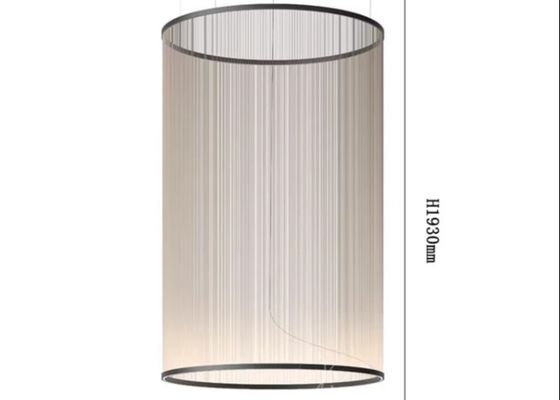 big designer pendant lamp black and gold led villa chandelier for hotel