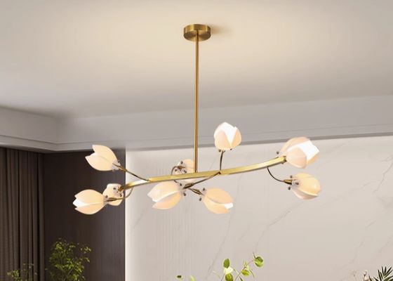 Flower Big Chandelier Interior Designer Ceramic Pendant Lamp Home Decoration For Dinning Room