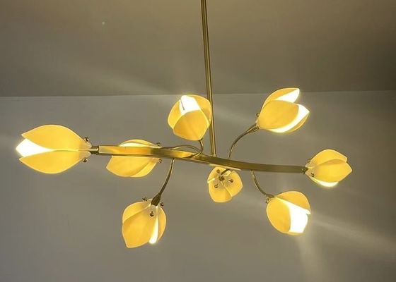 Flower Big Chandelier Interior Designer Ceramic Pendant Lamp Home Decoration For Dinning Room