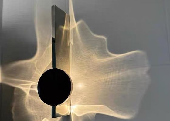 Nordic silver wall lamp modern simple bedroom bedside minimalist light wall lamp