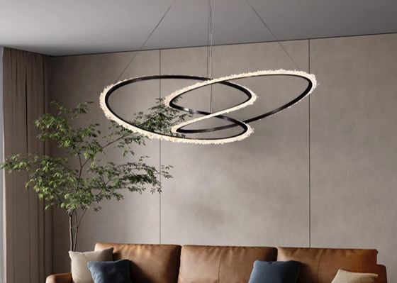 Brazil imported pure natural crystal stone lamp chandelier bedroom living room restaurant lamp simple American crystal lamp