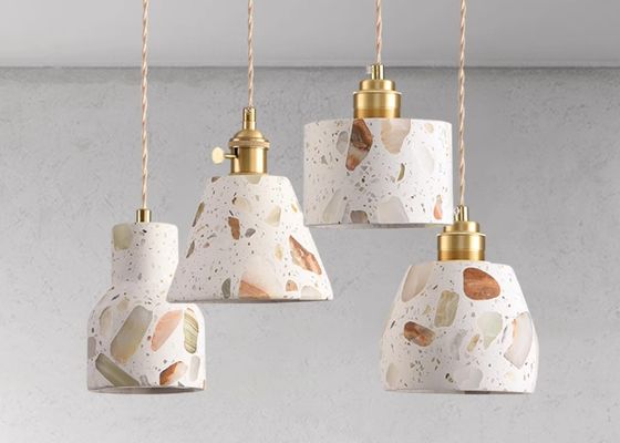 Simple morroco lighting marble bulb pendant lamp for home decoration