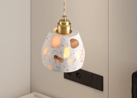 Simple morroco lighting marble bulb pendant lamp for home decoration