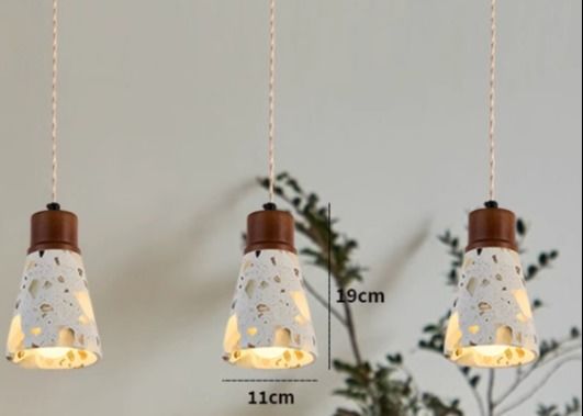 Simple morroco lighting marble bulb pendant lamp for home decoration