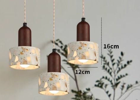 Simple morroco lighting marble bulb pendant lamp for home decoration
