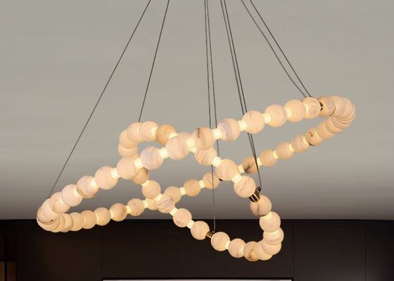 Marble Lamp for Home Decoration Lighting Marble Bulb Chandelier with Certification Inspection Guarantee Period