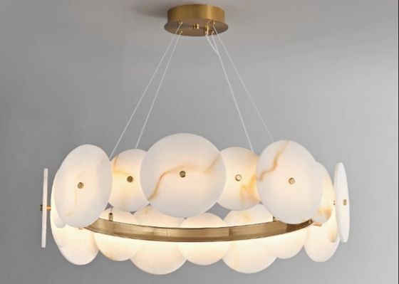 Marble Lamp for Home Decoration Lighting Marble Bulb Chandelier with Certification Inspection Guarantee Period