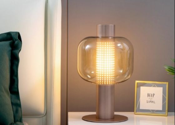Modern Light Design Nordic Corner Standing Glass Table Lamp For Living Room