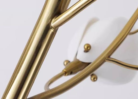 Hotel Elegant Magnolia Flower Ceramic Wall Bowl Sconce Light