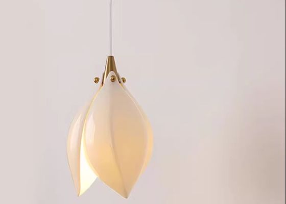 Hotel Elegant Magnolia Flower Ceramic Wall Bowl Sconce Light