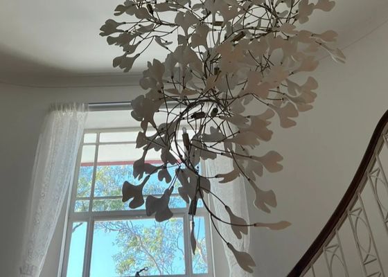 Project Chandelier Living Room Dining Room Lamp Light Luxury Leaf Villa Chandelier