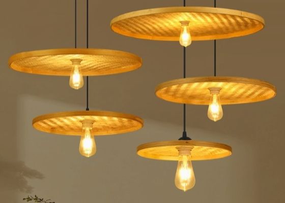 Bamboo Chandelier For Project Rattan Chandelier Retro Art Homestay Tea Room Living Room Bar Rattan Lamp