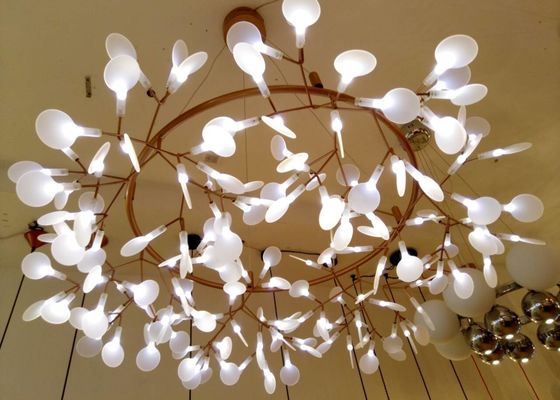 Modern Restaurant  Pendant Lamp Bedroom Lighting Suspension Tree Branch Led Hanging Lamp Firefly Chandelier