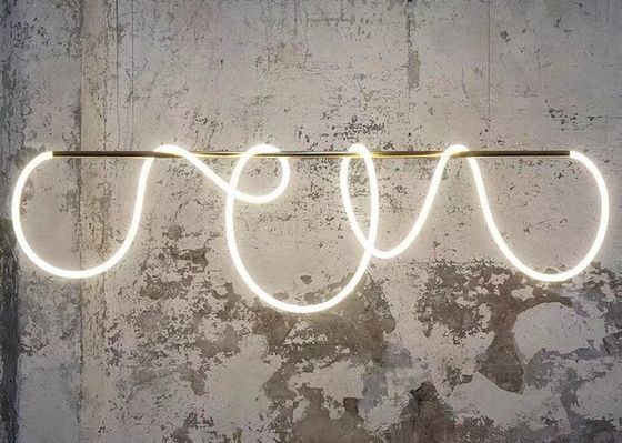 Manufacturer modern interior design pendant lighting rope gold metal hanging ceiling lamps creative led chandelier