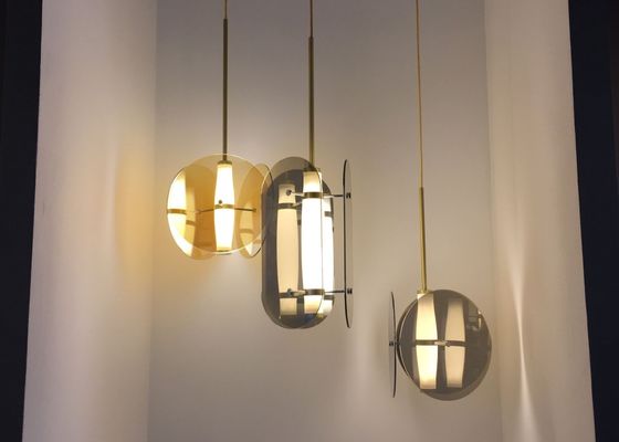 Modern simple bottle glass hanging pendant lamps creative e27 ceiling chandelier lights hotel decor pendant light
