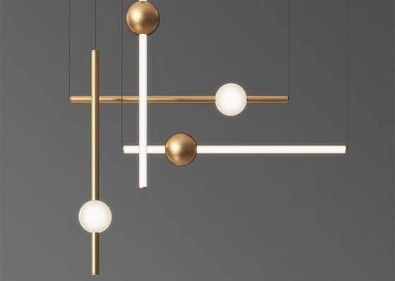 Modern simple creative led chandelier hanging pendant lamp office decorative ceiling pendant lamps