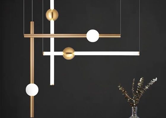 Modern simple creative led chandelier hanging pendant lamp office decorative ceiling pendant lamps