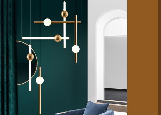 Modern simple creative led chandelier hanging pendant lamp office decorative ceiling pendant lamps