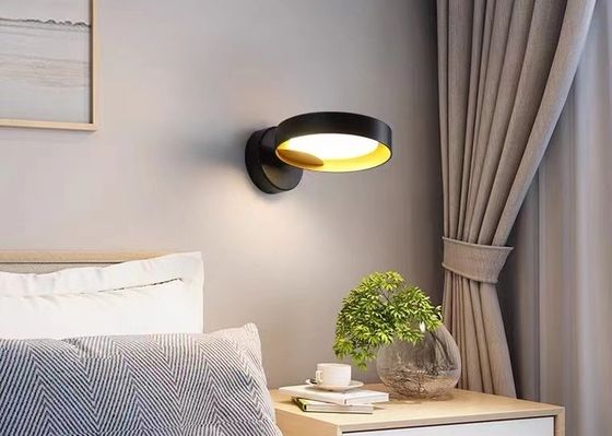 Hot Wholesale Minimalist LED Bedroom Black Wall Lamp Low Voltage Wall Lights